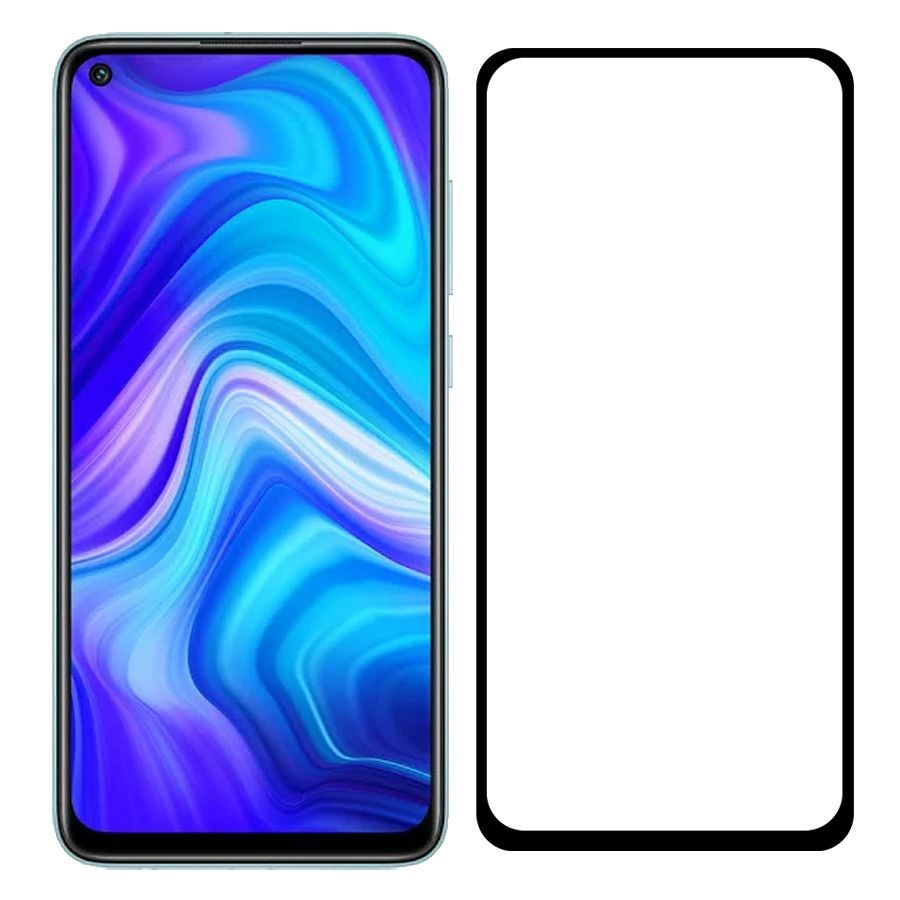

Стекло защитное Krutoff с полной проклейкой для Xiaomi Redmi Note 9/9 5G черное