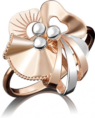 

Кольцо из золота р. 19 PLATINA jewelry 01-5054-00-000-1110-48, 01-5054-00-000-1110-48