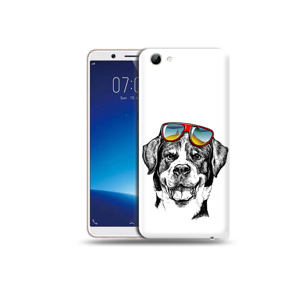 

Чехол MyPads Tocco для Vivo Y71 счастливая собака (PT111858.440.631), Прозрачный, Tocco