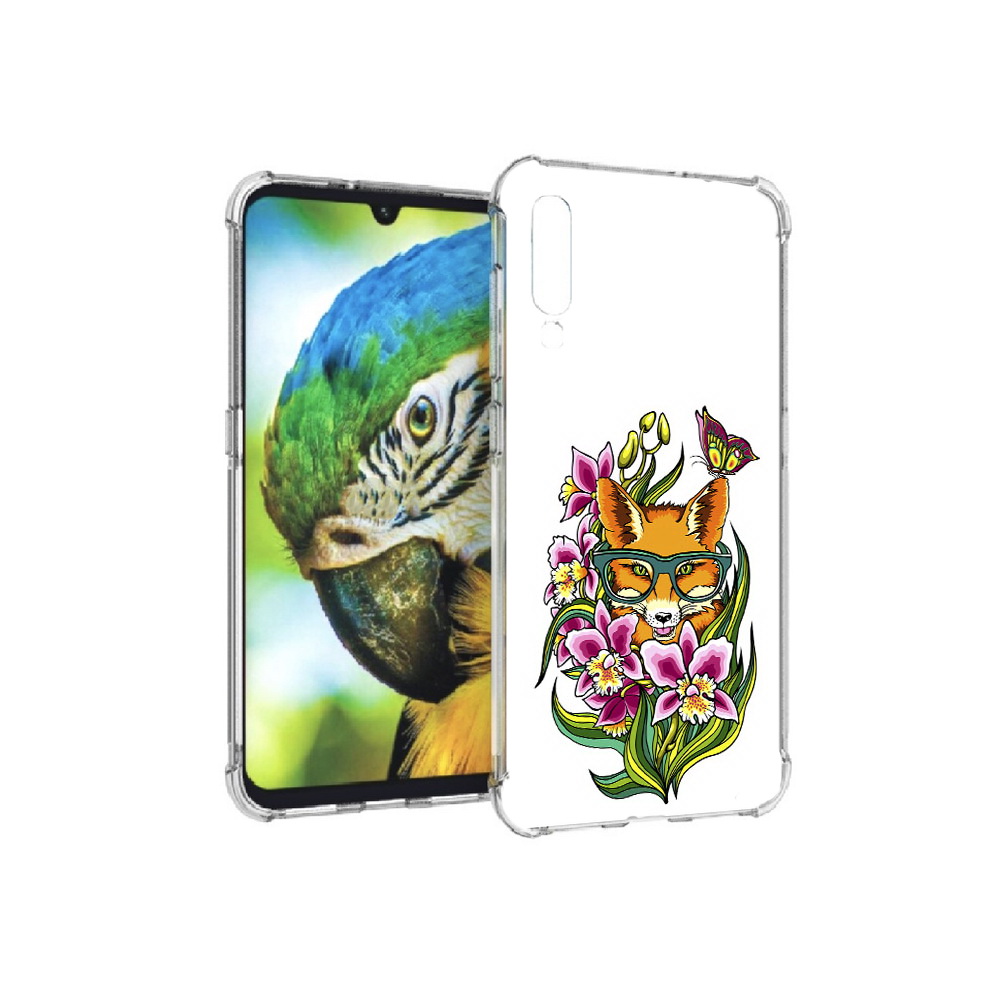 

Чехол MyPads Tocco для Xiaomi Mi 9 Лиса в цветах (PT126035.255.108), Прозрачный, Tocco