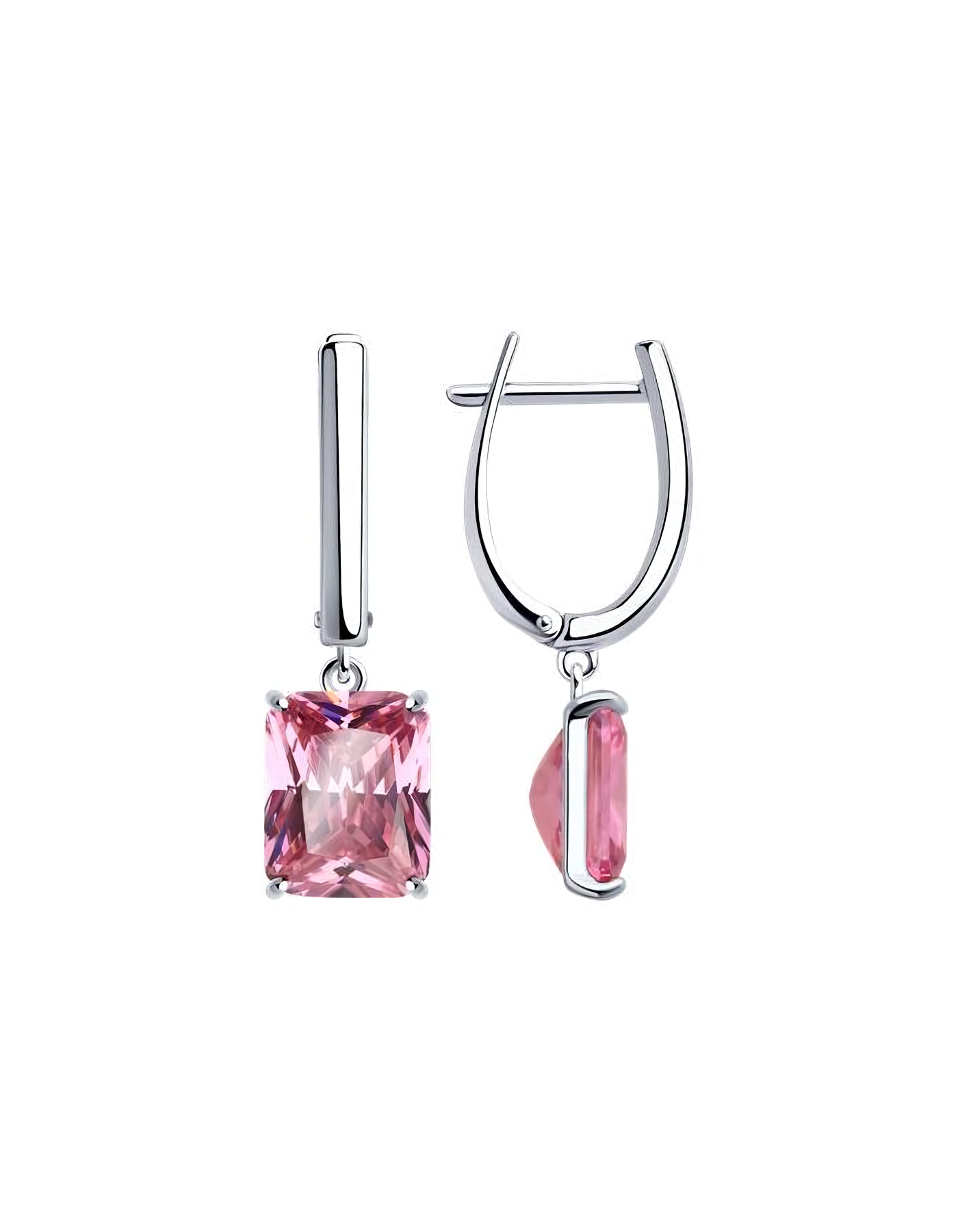 

Серьги из серебра TEO MAORI 894026747, фианит, 894026747