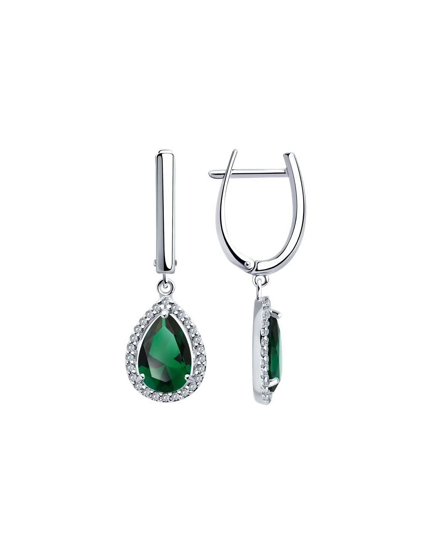 

Серьги из серебра TEO MAORI 894026745, фианит, 894026745
