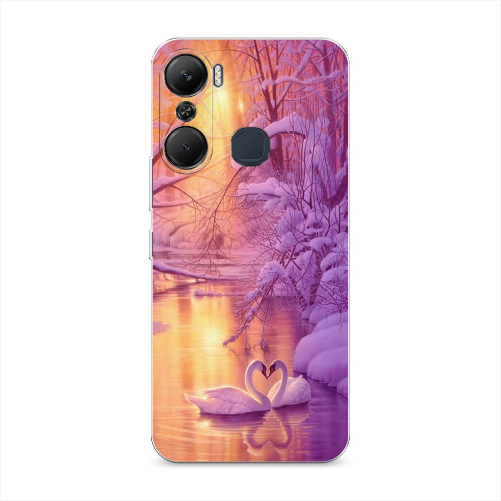 

Чехол для Infinix Hot 12 Pro "Зима 1", Фиолетовый;желтый, 3102450-2