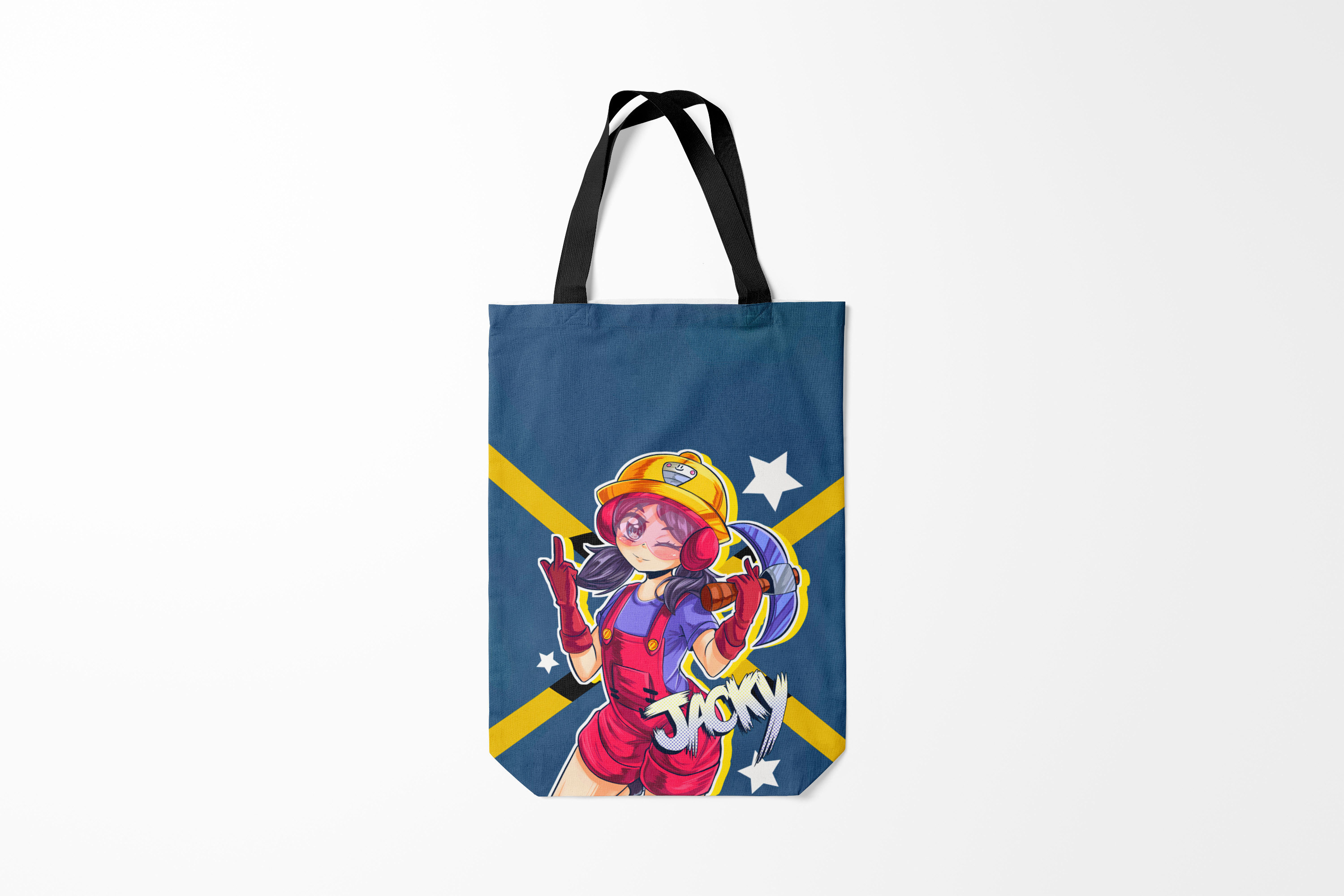 

Сумка шoппер унисекс Burnettie Brawl Stars GENE, фиолетовый, Brawl Stars GENE