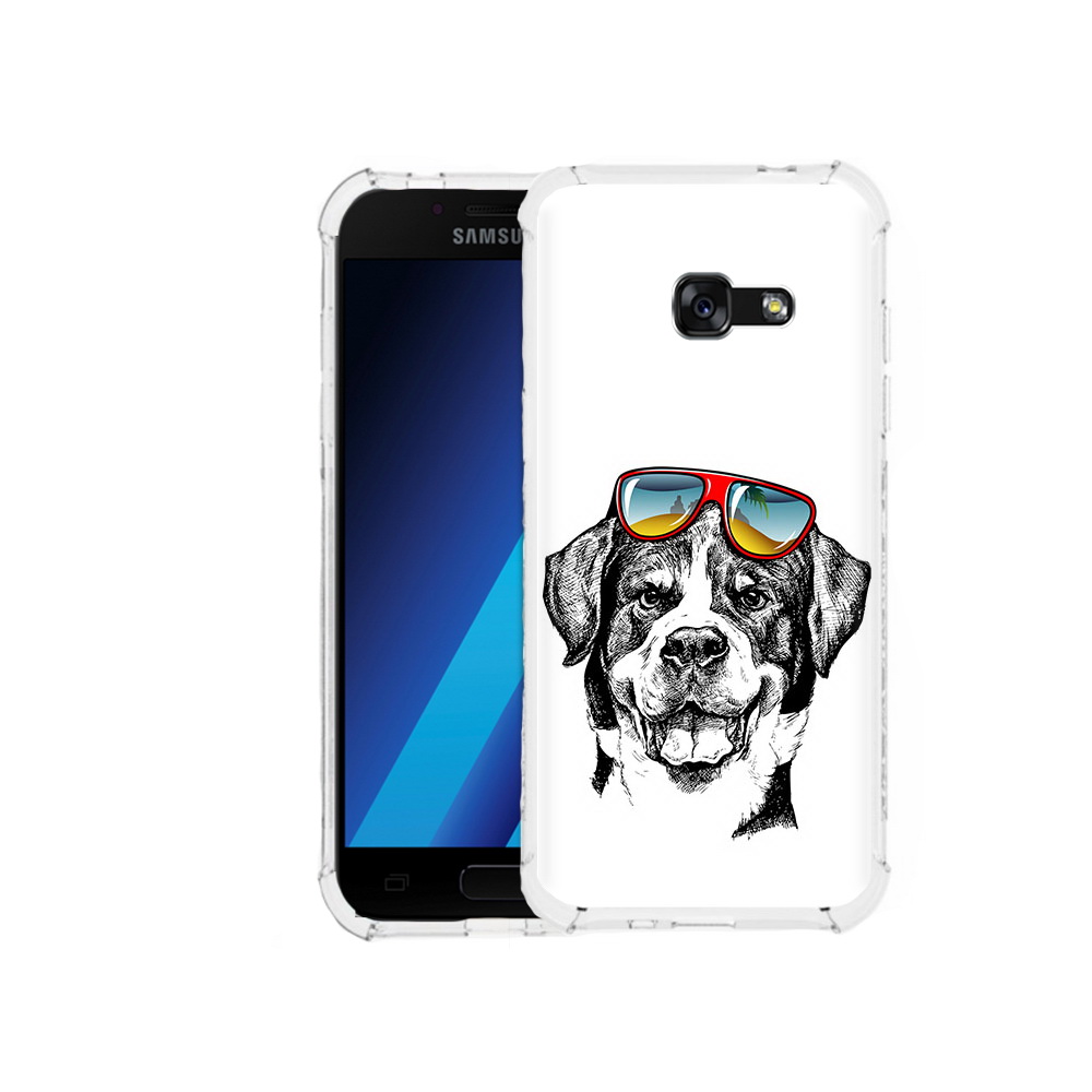 Чехол MyPads Tocco для Samsung Galaxy A7 (2017) счастливая собака (PT87719.559.631)