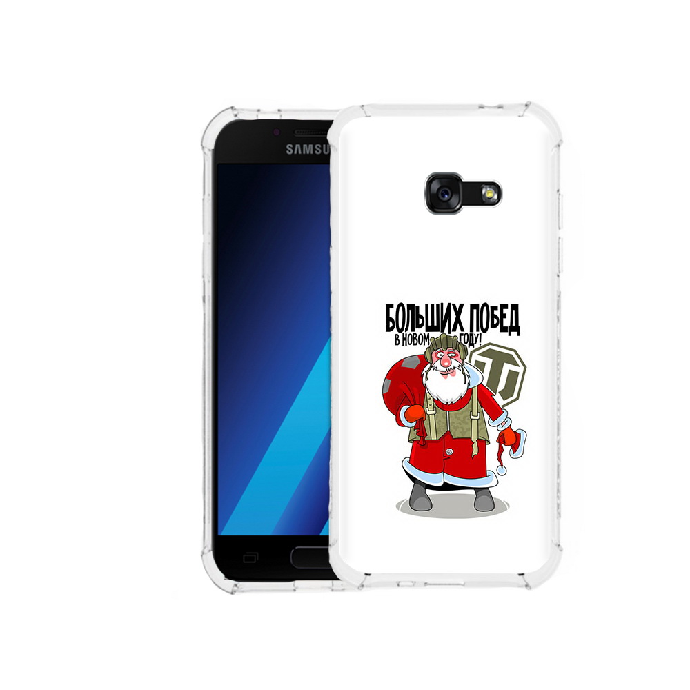 

Чехол MyPads Tocco для Samsung Galaxy A7 (2017) Дед мороз и World of Tanks, Tocco