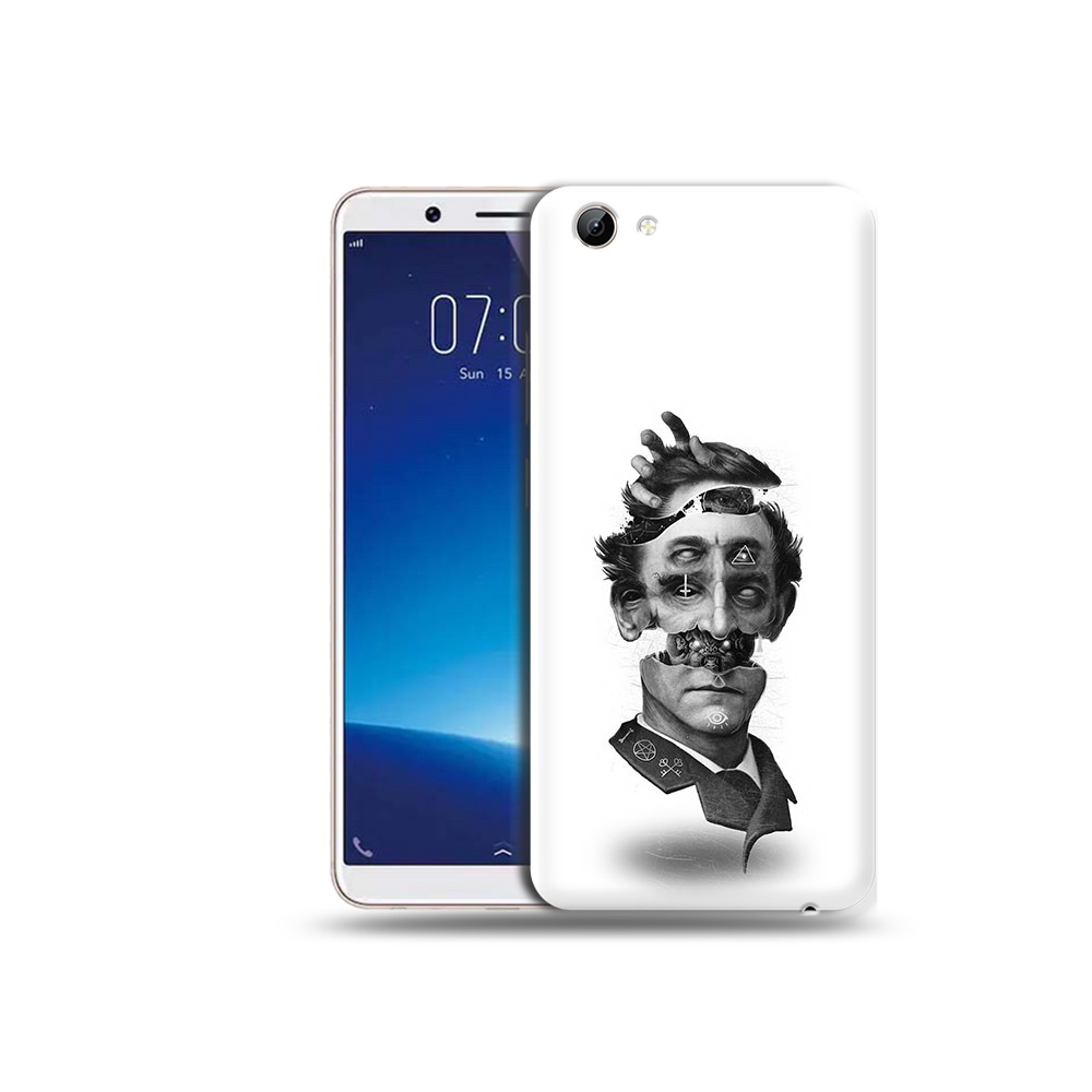 

Чехол MyPads Tocco для Vivo Y71 страшное лицо абстракция (PT111858.440.628), Прозрачный, Tocco