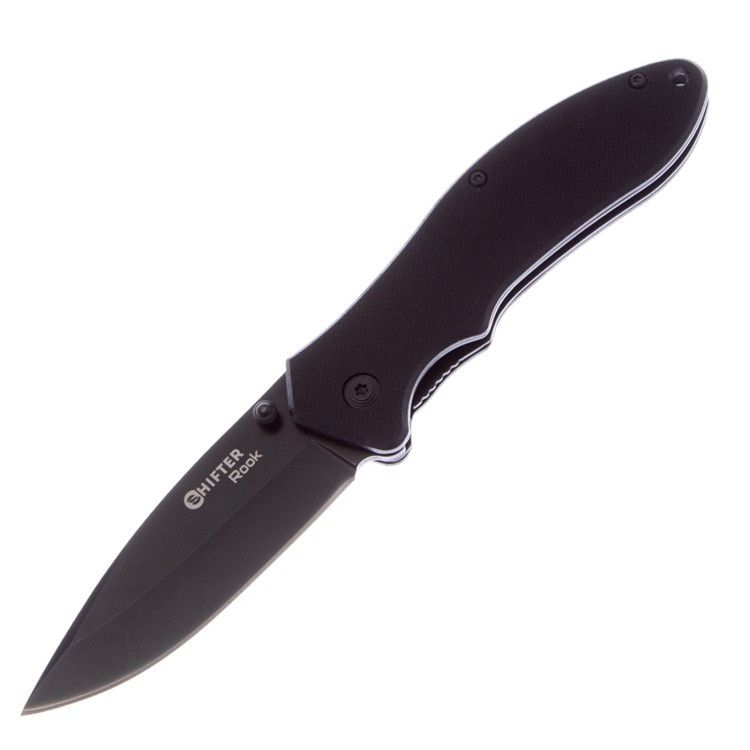 

Нож складной Mr.Blade Shifter Rook (8Cr14MoV,G10), Черный, Shifter Roo