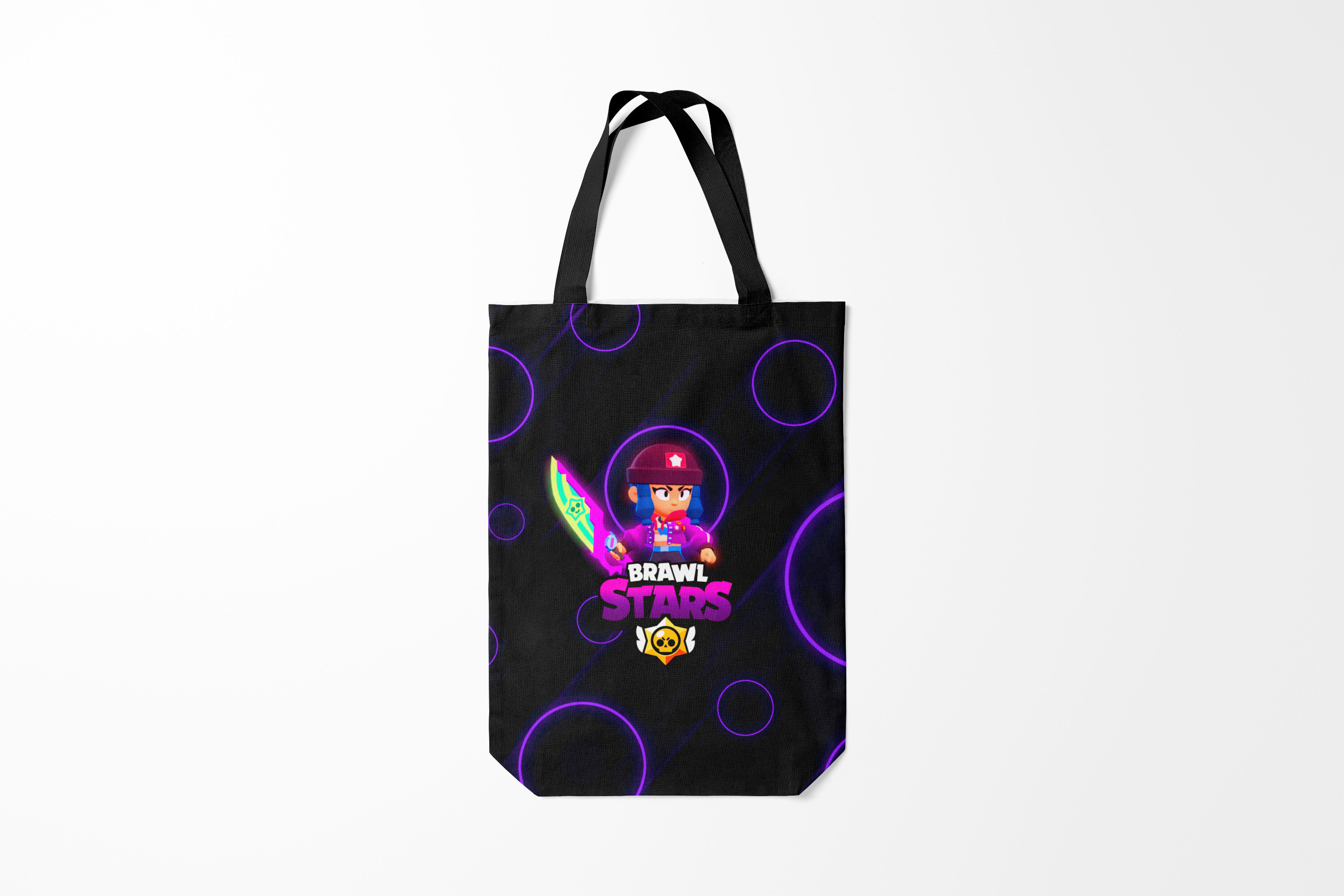 

Сумка шoппер унисекс Burnettie Brawl Stars GALE., черный, Brawl Stars GALE.