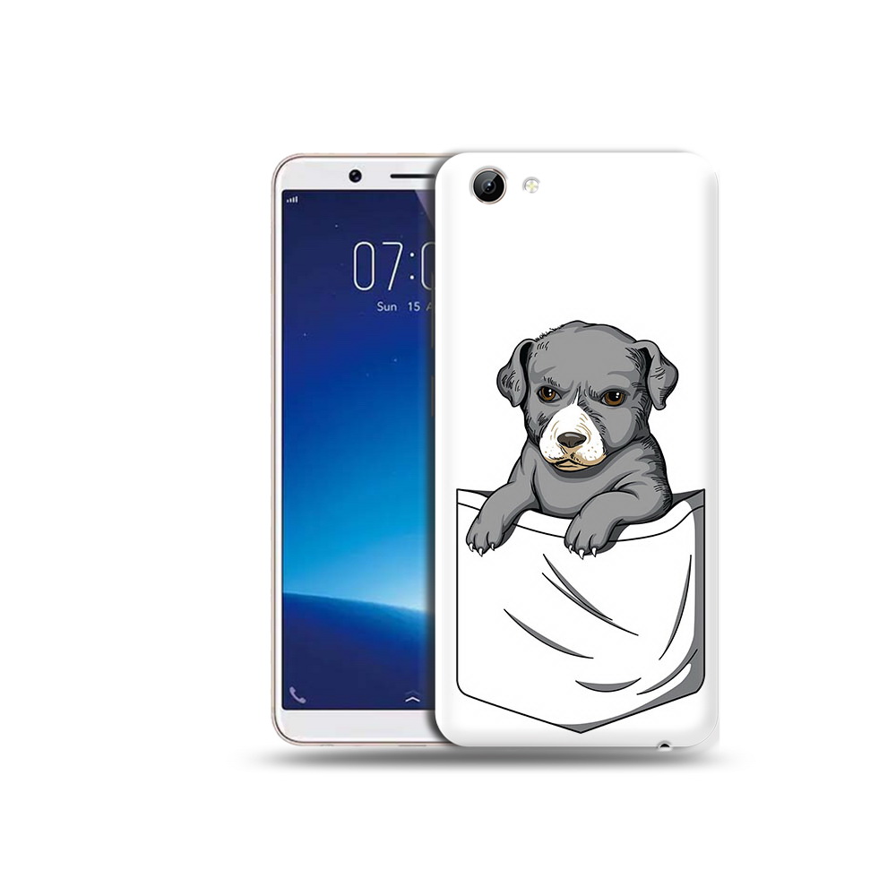 

Чехол MyPads Tocco для Vivo Y71 собачка в кармане (PT111858.440.611), Прозрачный, Tocco
