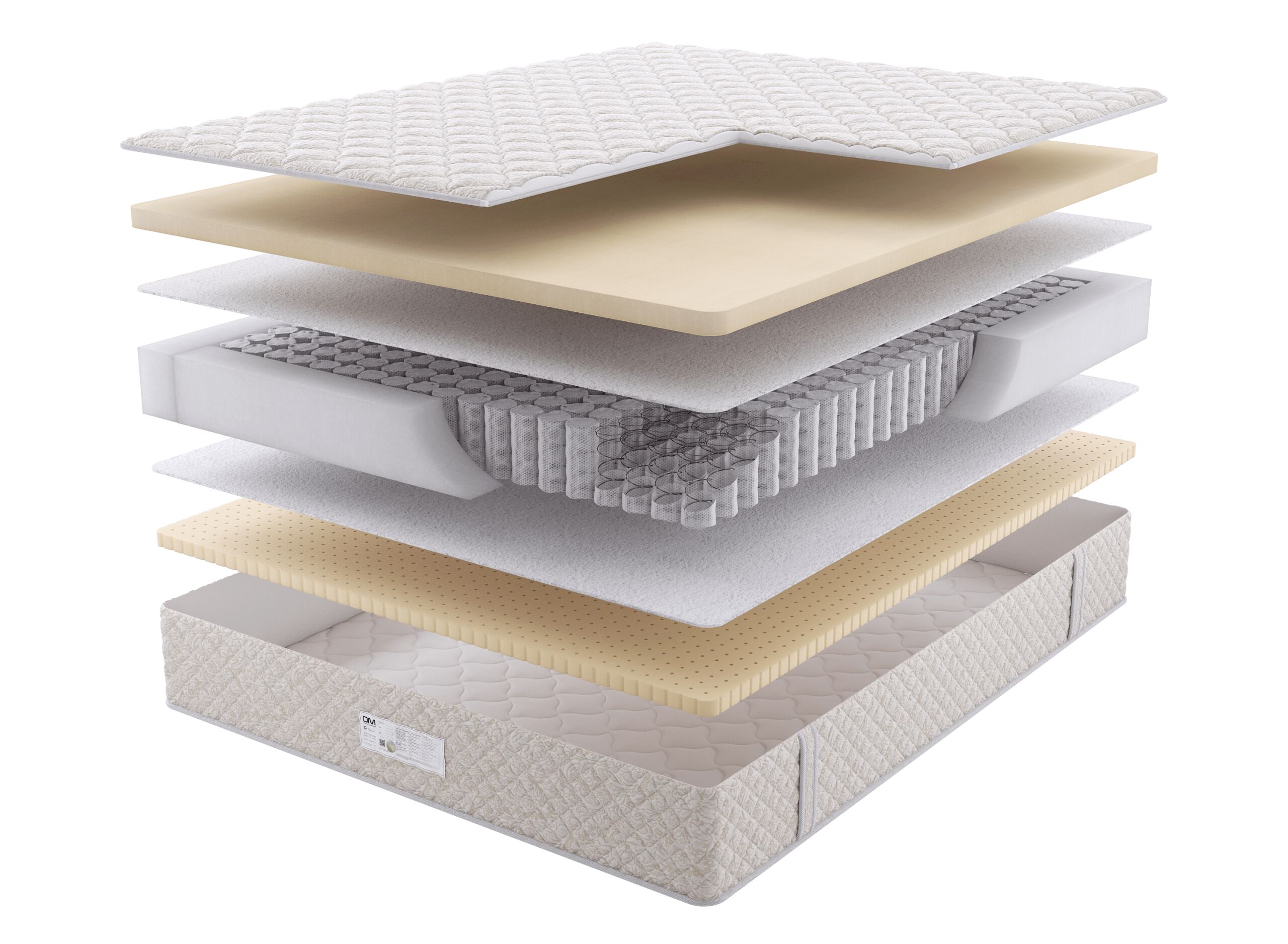 

Матрас Dream Master Мастер 1 SP 95х190, Бежевый;белый;серый;серебристый, Мастер 1 SP