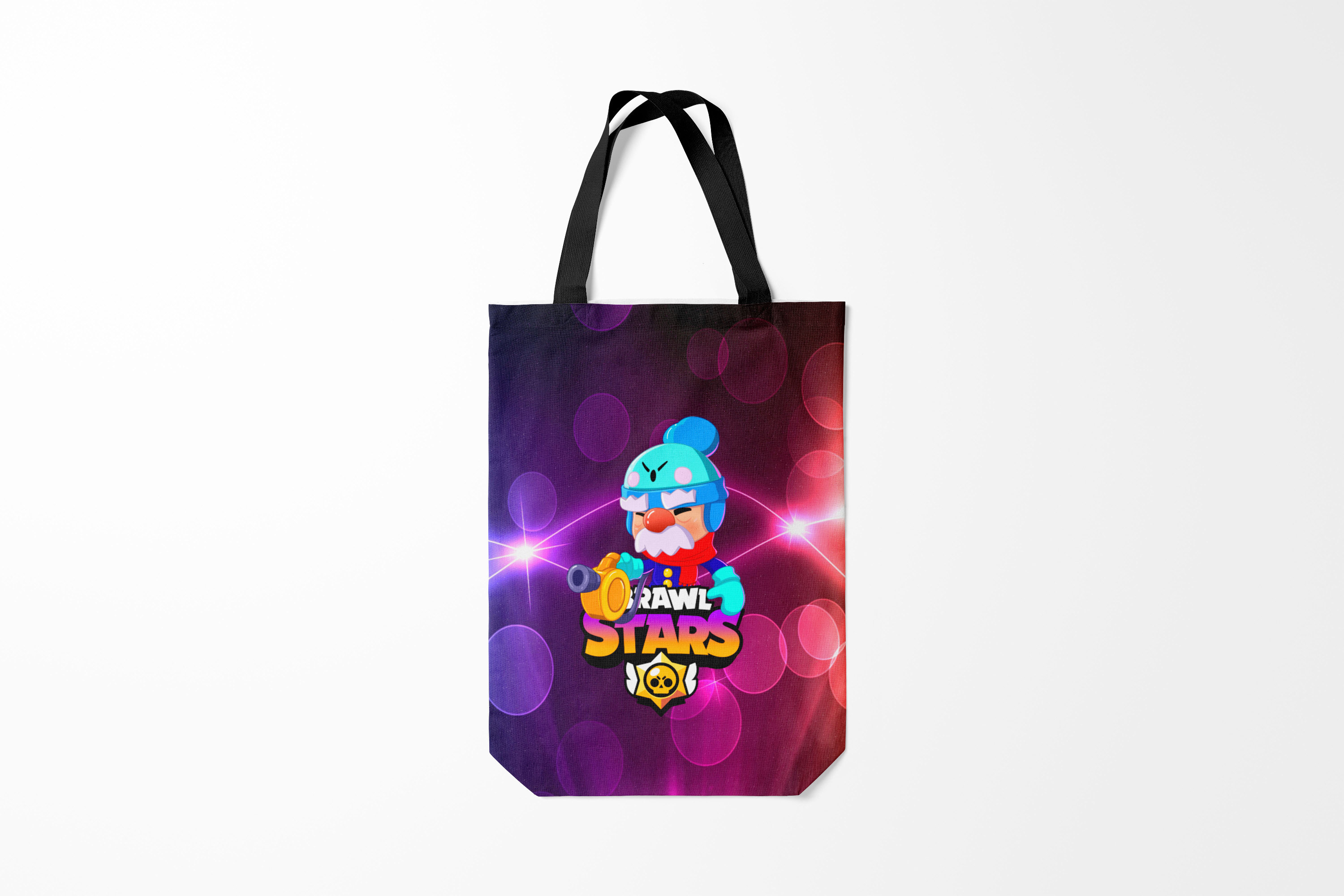 

Сумка шoппер унисекс Burnettie Brawl Stars GALE, черный; зеленый, Brawl Stars GALE