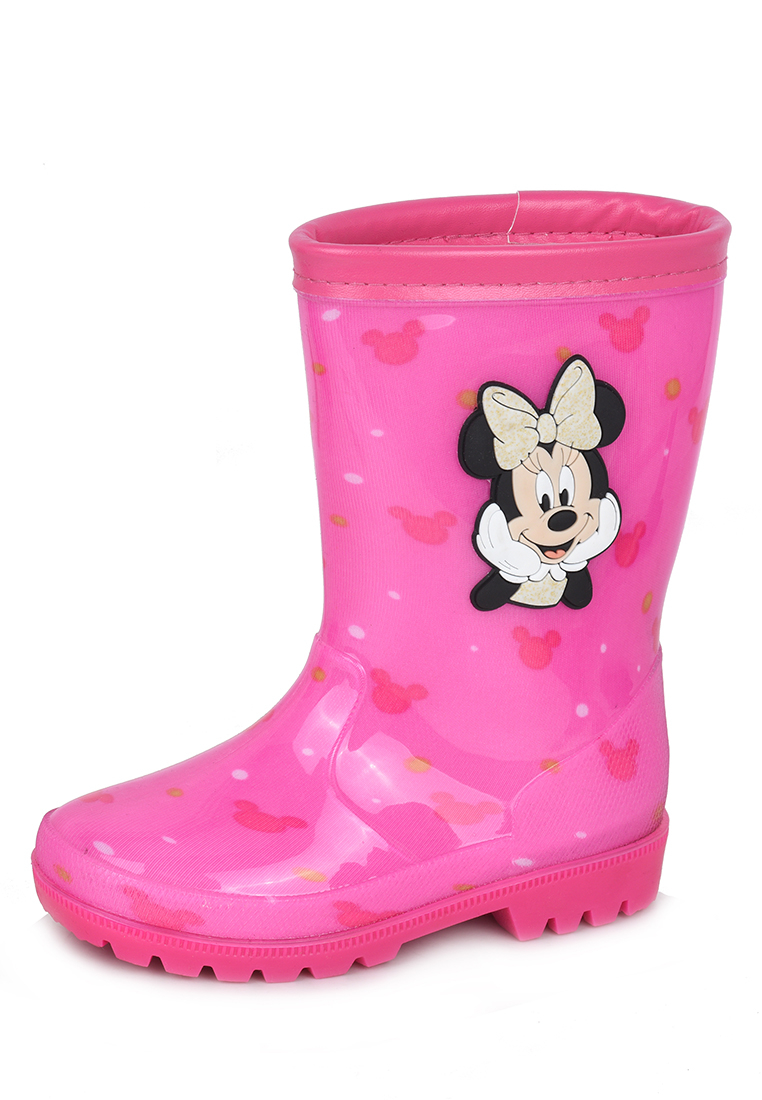 фото Сапоги резиновые детские minnie mouse bl21aw-14 фуксия р.25