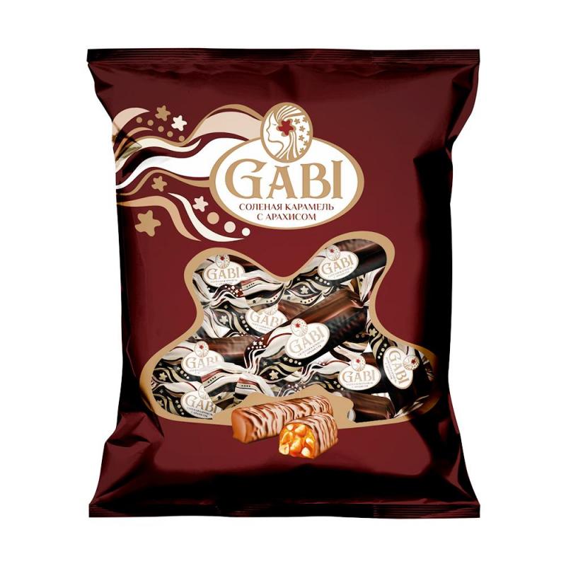 Конфеты Gabi соленая карамель с арахисом, 200 г