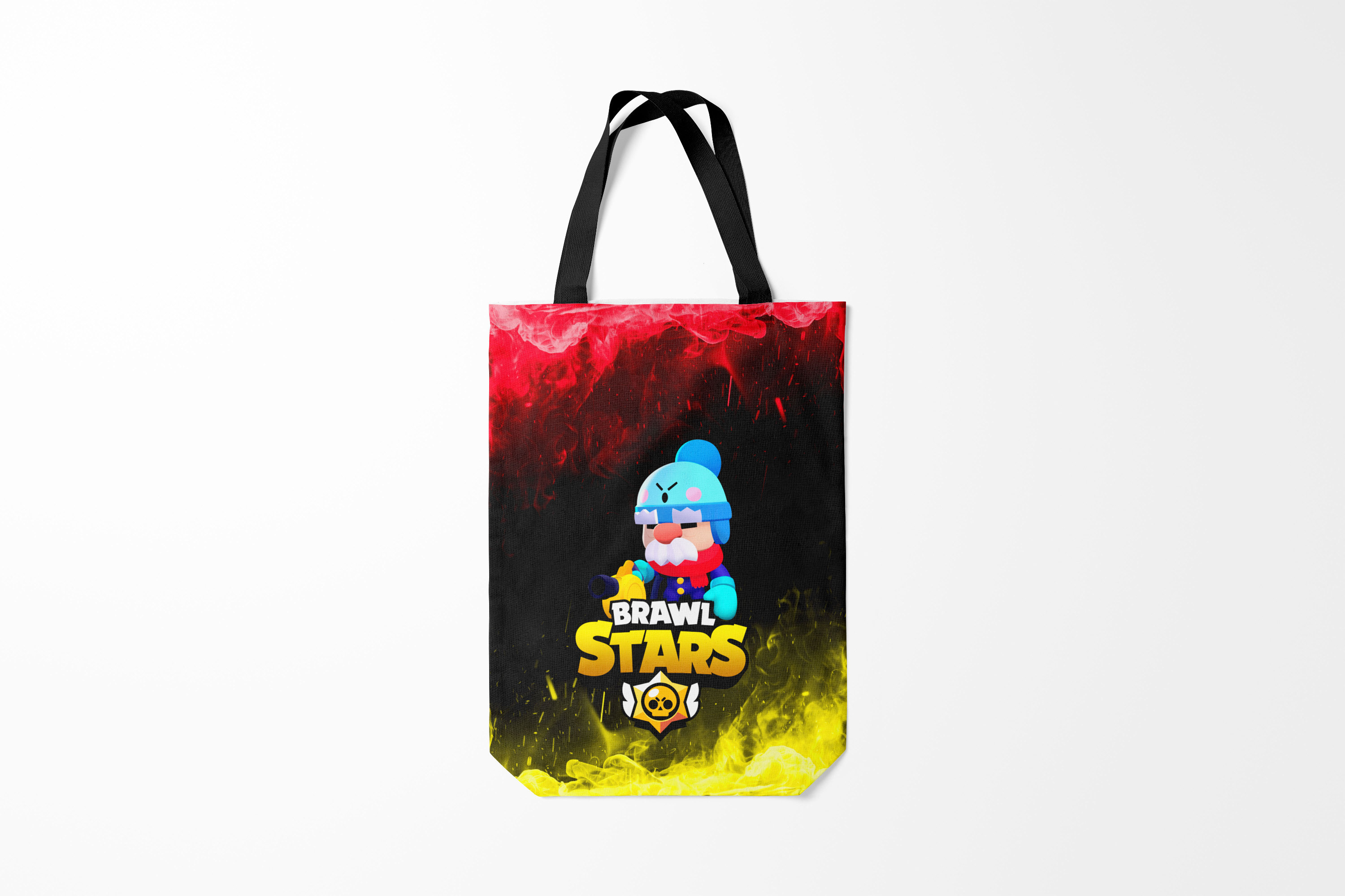 

Сумка шoппер унисекс Burnettie Brawl Stars EMZ, голубой, Brawl Stars EMZ