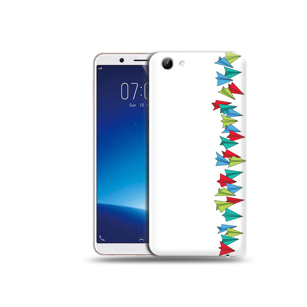 

Чехол MyPads Tocco для Vivo Y71 самолетики из листочков (PT111858.440.593), Прозрачный, Tocco