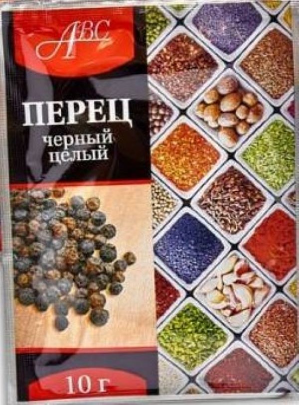 

Перец черный АВС горошек 10 г