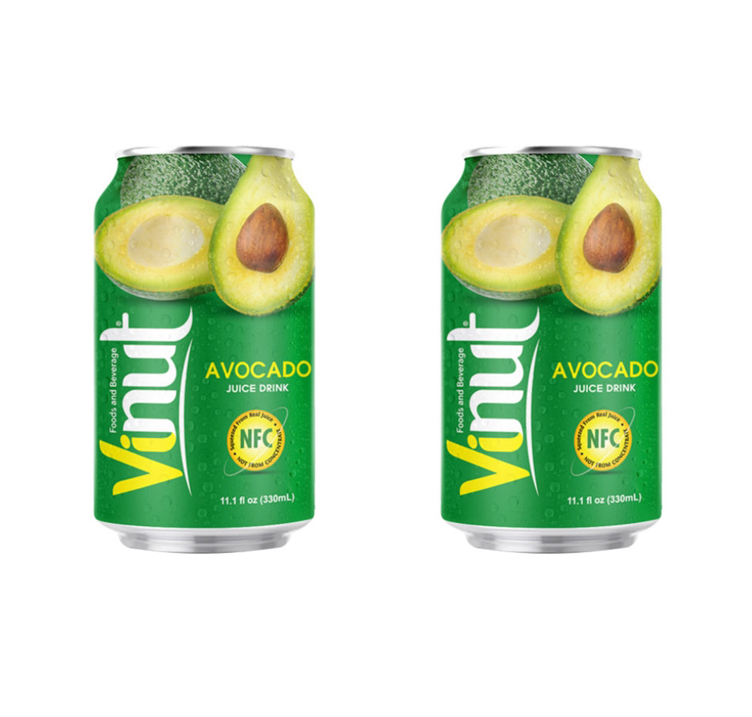 Сокосодержащий напиток Vinut авокадо без газа, 2 шт по 0.33 л