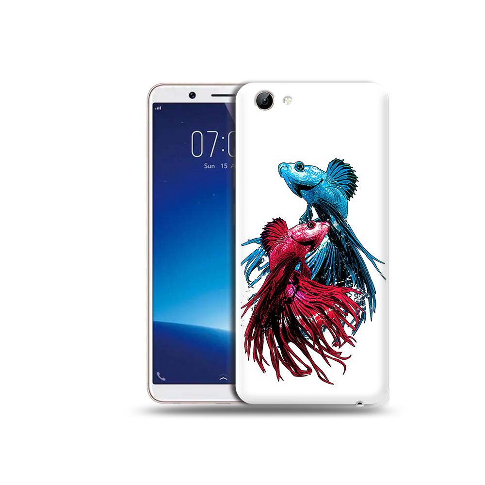 

Чехол MyPads Tocco для Vivo Y71 рыбы петушки (PT111858.440.592), Прозрачный, Tocco