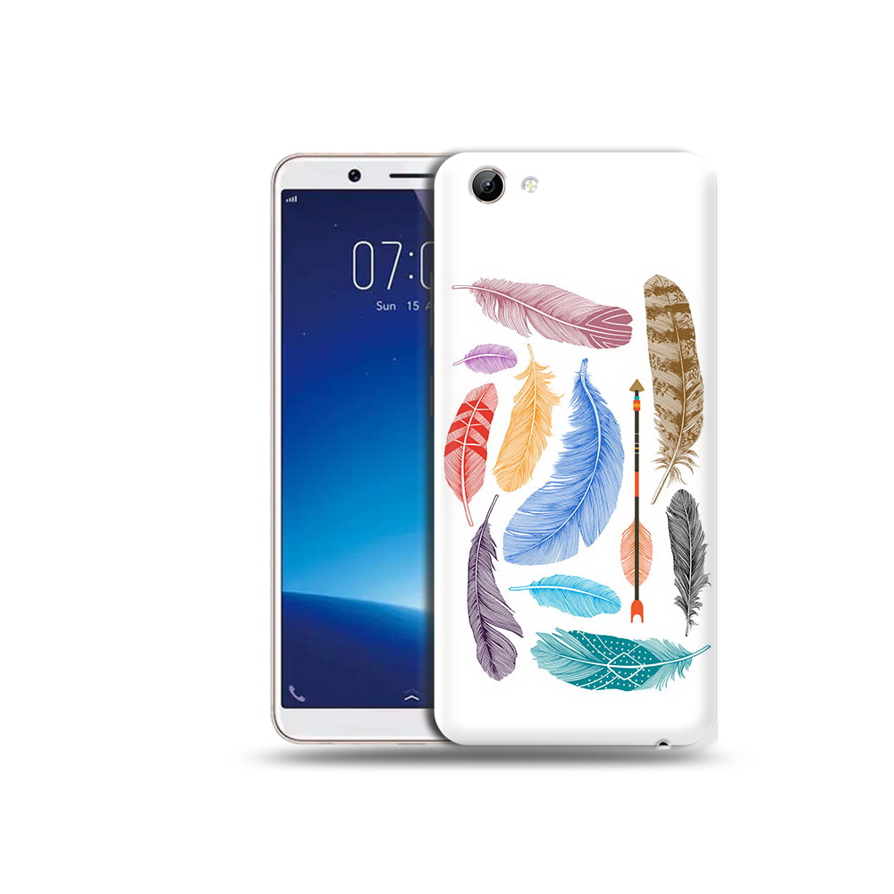 

Чехол MyPads Tocco для Vivo Y71 разноцветные перья (PT111858.440.572), Прозрачный, Tocco