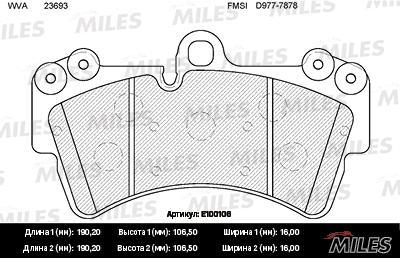 

Колодки тормозные AUDI Q7/VOLKSWAGEN TOUAREG/PORCSHE CAYENNE 02> R18 передние