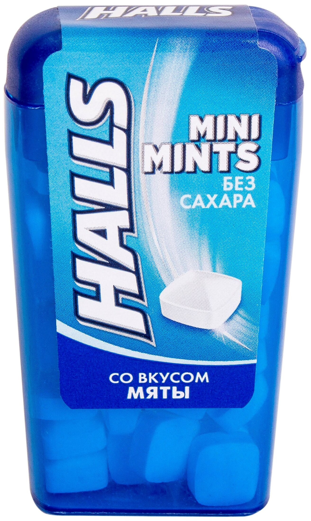 Леденцы Halls Mini Mints Extra Strong мята-ментол без сахара 12,5 г