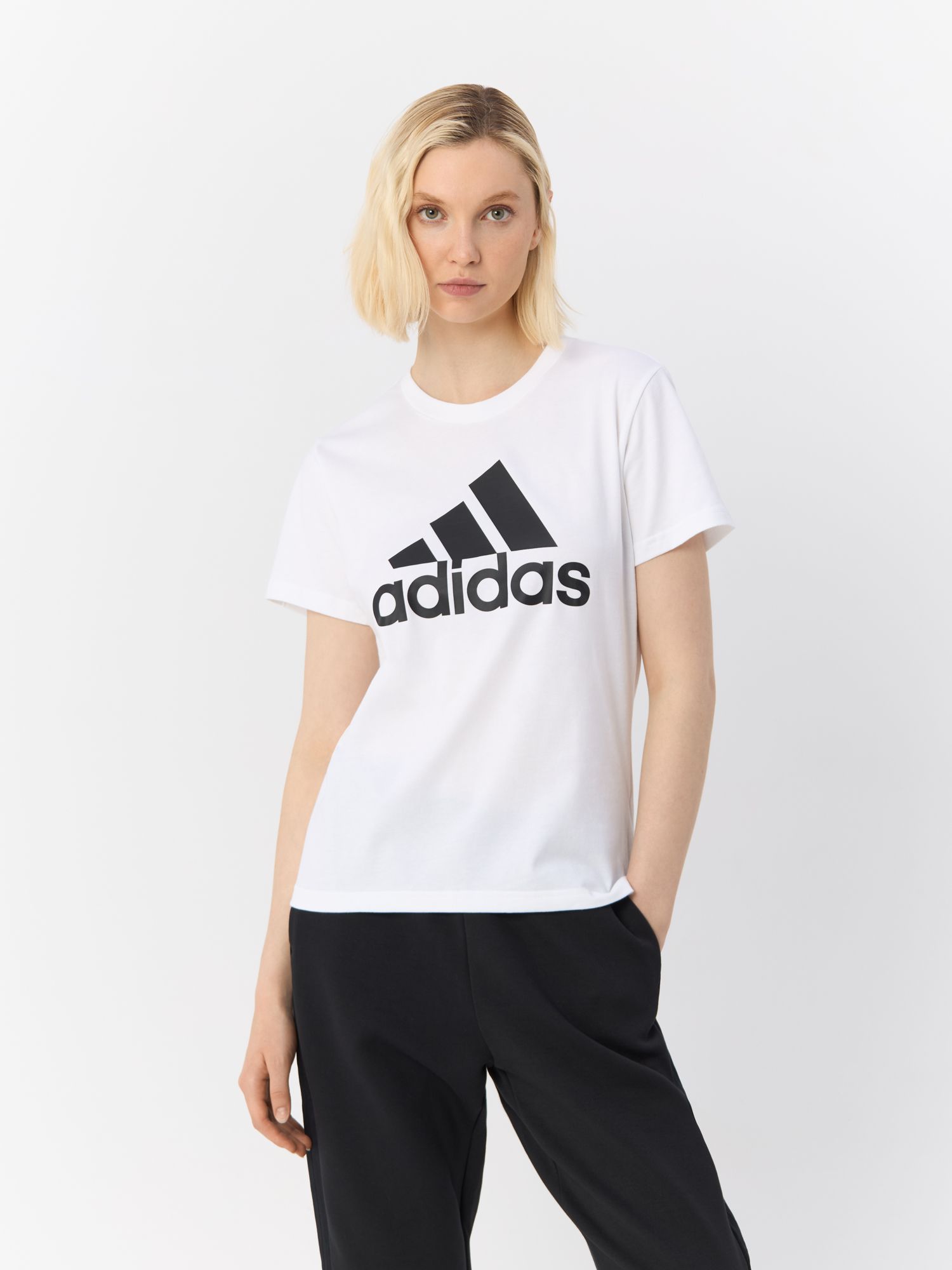 

Футболка женская Adidas Sportswear Essential GL0649 белая S, Белый, Sportswear Essential