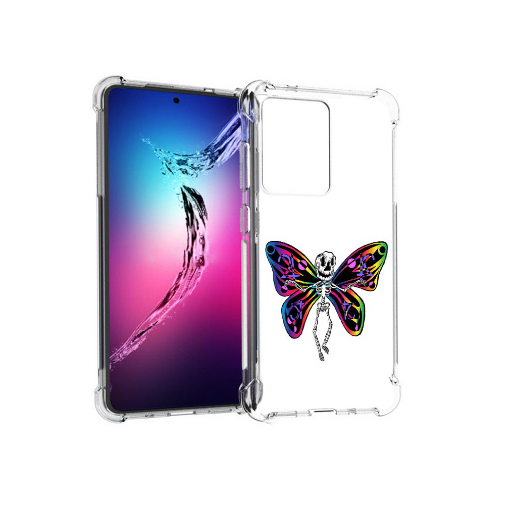 

Чехол MyPads Tocco для Samsung Galaxy S20+ эффект бабочки (PT141343.495.701), Прозрачный, Tocco