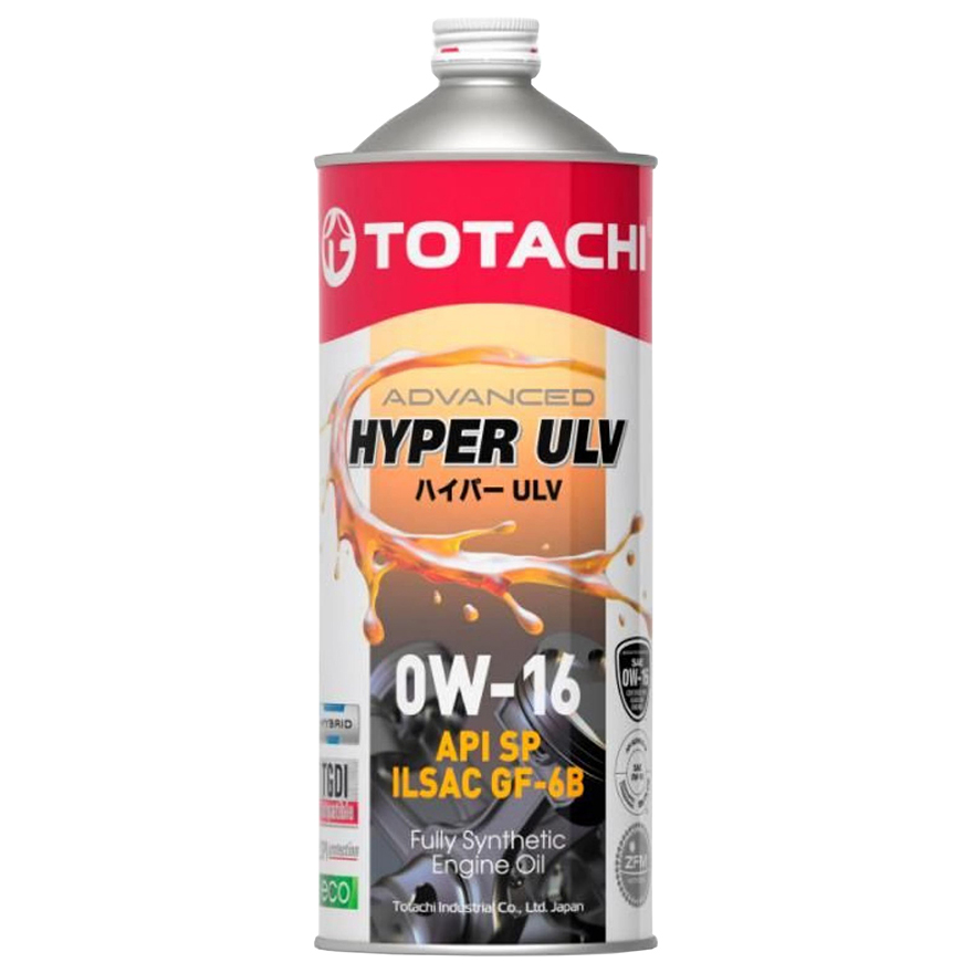 Моторное масло TOTACHI HYPER ULV Synthetic SP/GF-6B 0W-16 1л