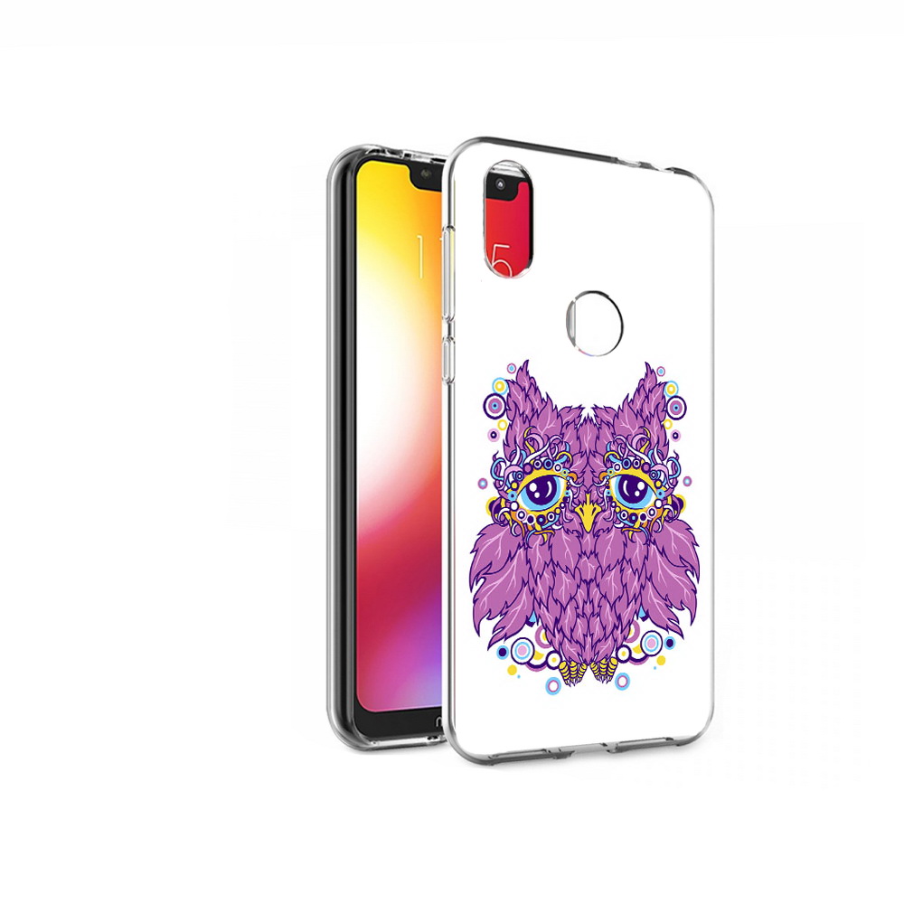 

Чехол MyPads Tocco для Motorola One Розовая сова (PT126881.369.147), Прозрачный, Tocco