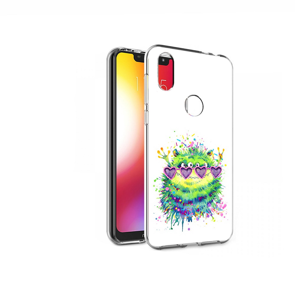 

Чехол MyPads Tocco для Motorola One Пушистый персонаж (PT126881.369.142), Прозрачный, Tocco
