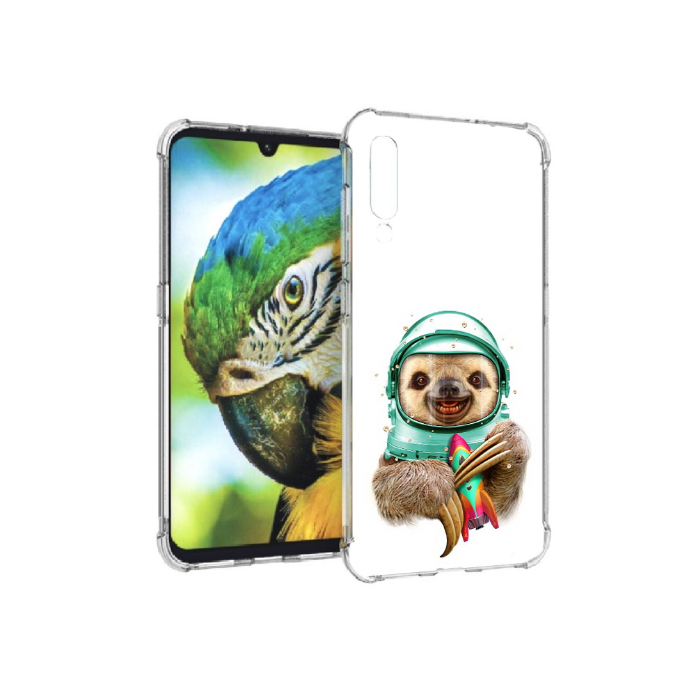 

Чехол MyPads Tocco для Xiaomi Mi 9 Ленивец астронавт (PT126035.255.104), Прозрачный, Tocco
