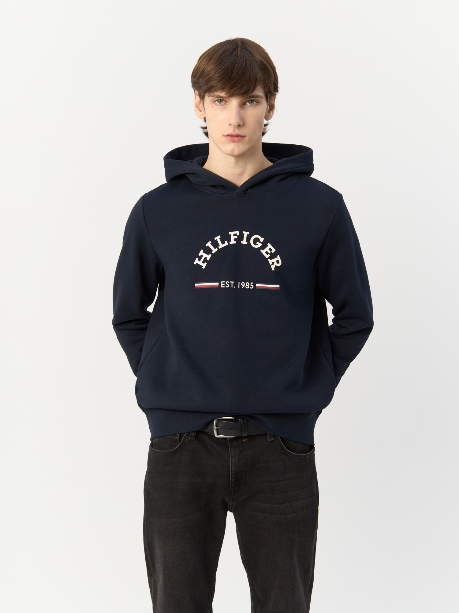 Худи мужское Tommy Hilfiger MW0MW35568 синее 2XL 12990₽