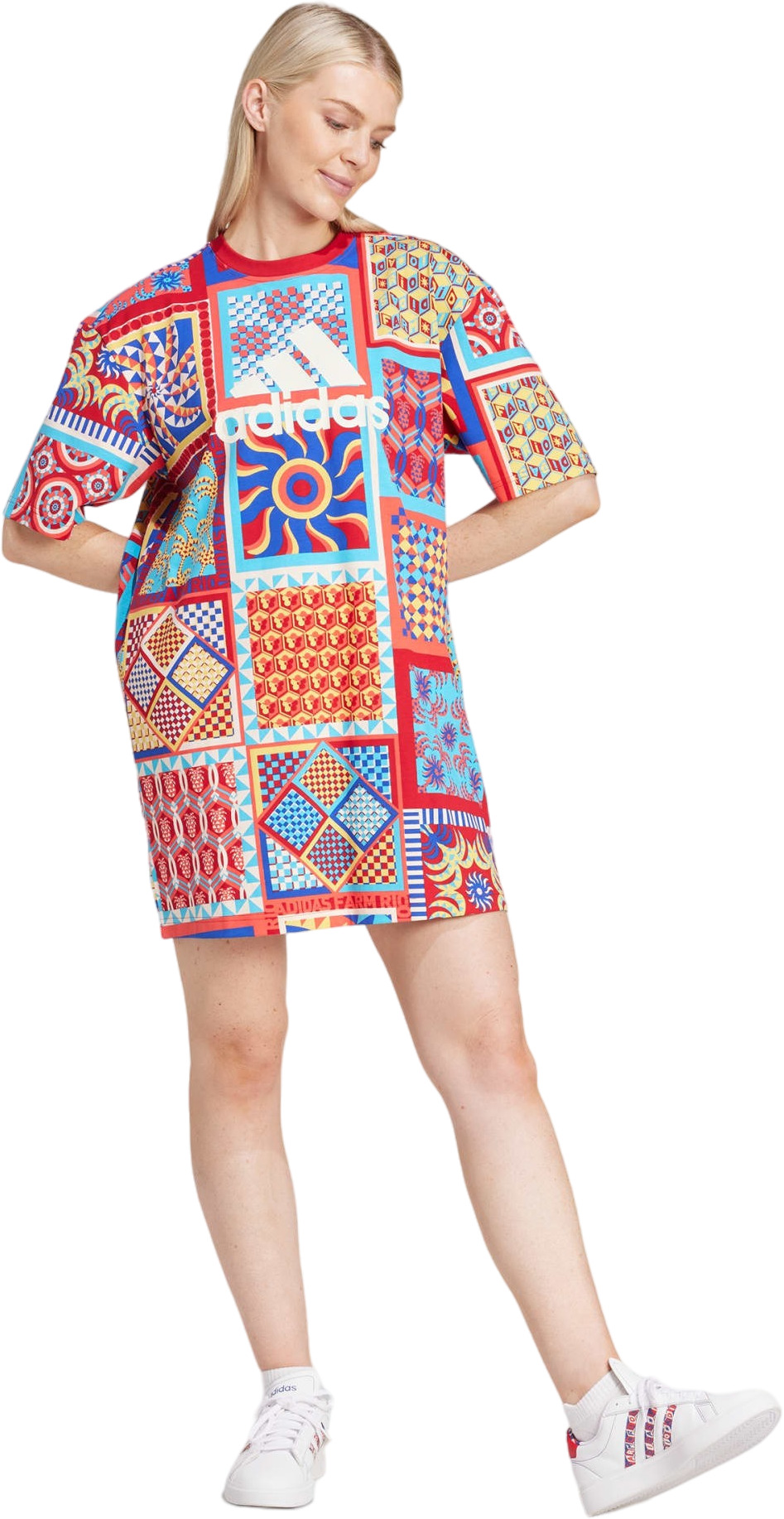 

Платье женское Adidas FARM DRESS красное L, Красный, FARM DRESS