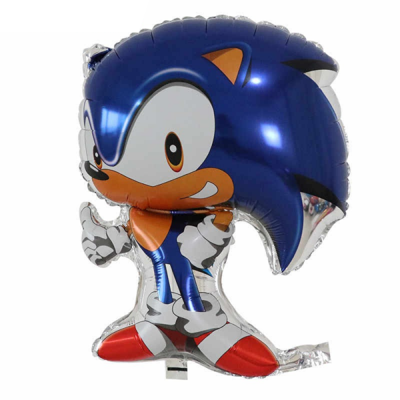 Воздушный шар Sonic фольгированный, 48 см, синий, 106590