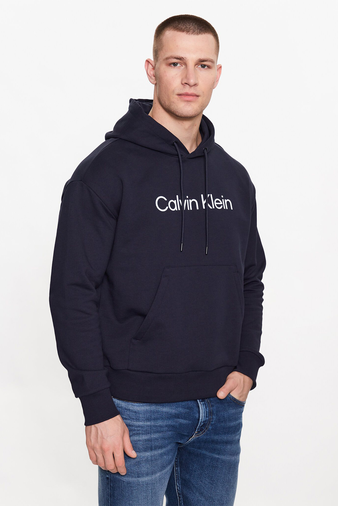 Худи мужское Calvin Klein K10K111345 синее L 14990₽