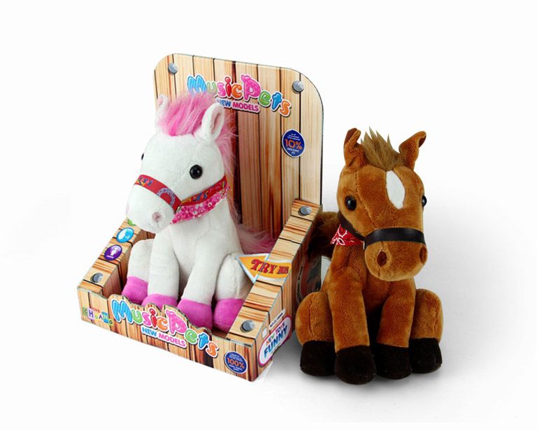 фото Детская игрушечная лошадка msn toys 16 см, танцующая