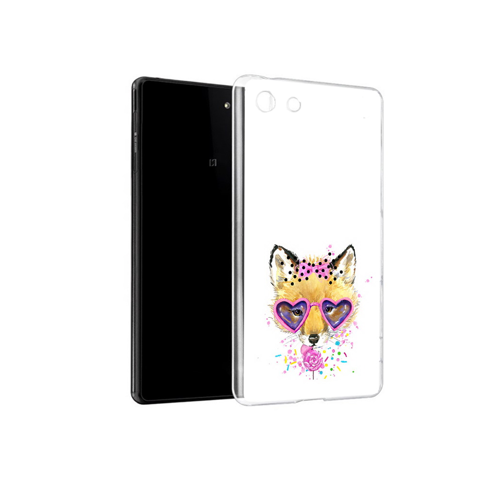 

Чехол MyPads Tocco для Sony Xperia M5 лисенок с бантиком (PT16167.241.441), Прозрачный, Tocco