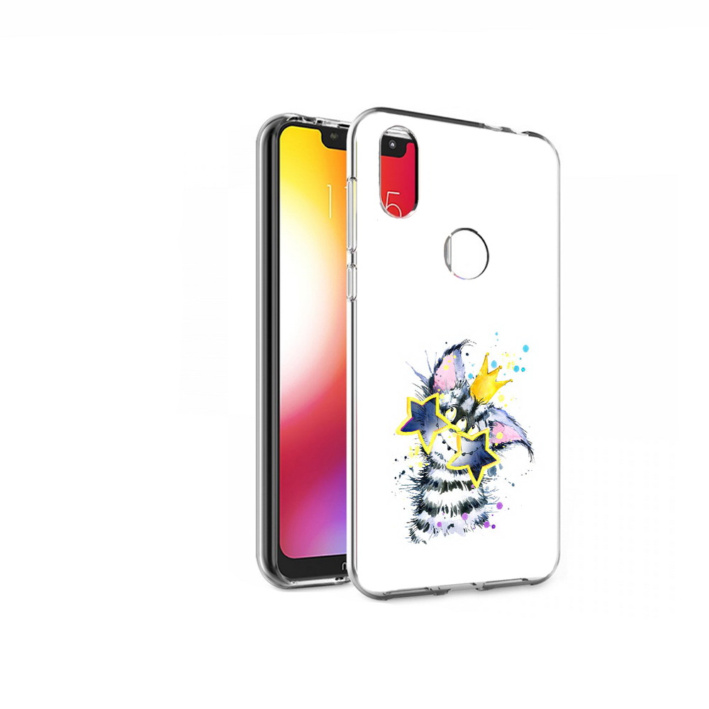 

Чехол MyPads Tocco для Motorola One Мартовский Нуся (PT126881.369.114), Прозрачный, Tocco