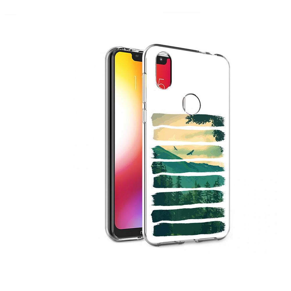 

Чехол MyPads Tocco для Motorola One Лесная чаща (PT126881.369.107), Прозрачный, Tocco
