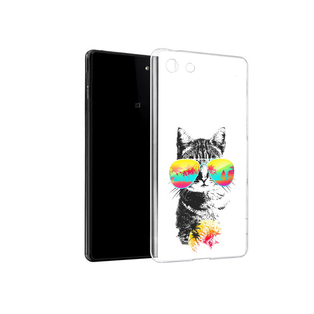 

Чехол MyPads Tocco для Sony Xperia M5 крутой кот (PT16167.241.425), Прозрачный, Tocco