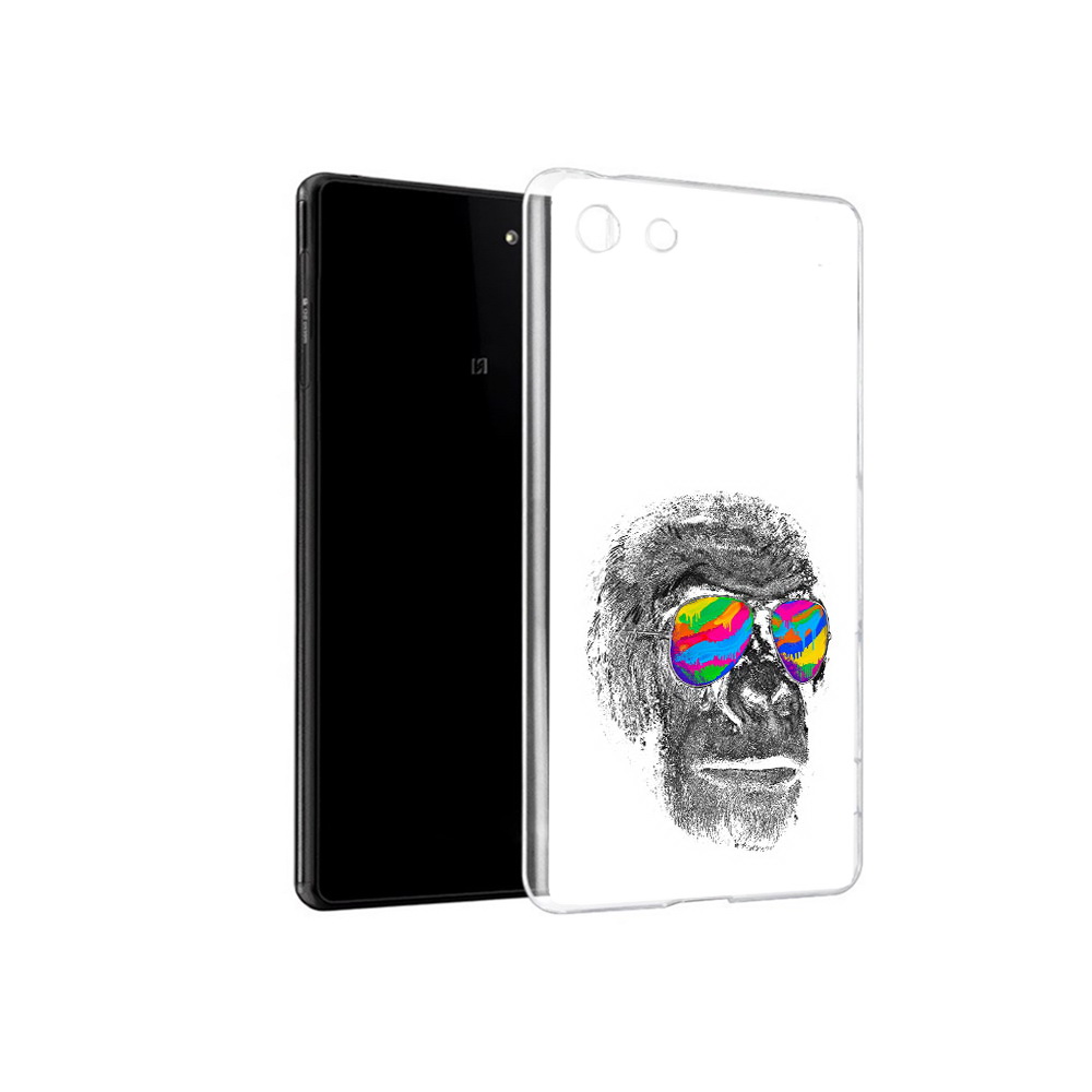 

Чехол MyPads Tocco для Sony Xperia M5 крутая обезьяна в очках (PT16167.241.422), Прозрачный, Tocco