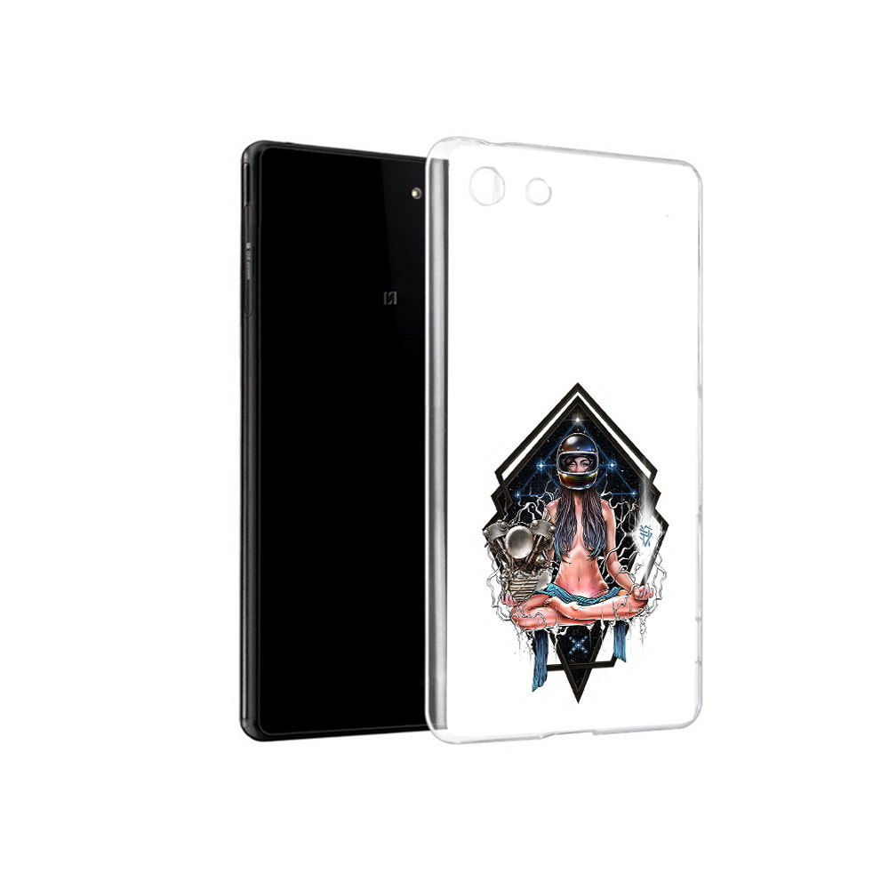 

Чехол MyPads Tocco для Sony Xperia M5 красивая девушка в шлеме (PT16167.241.406), Прозрачный, Tocco