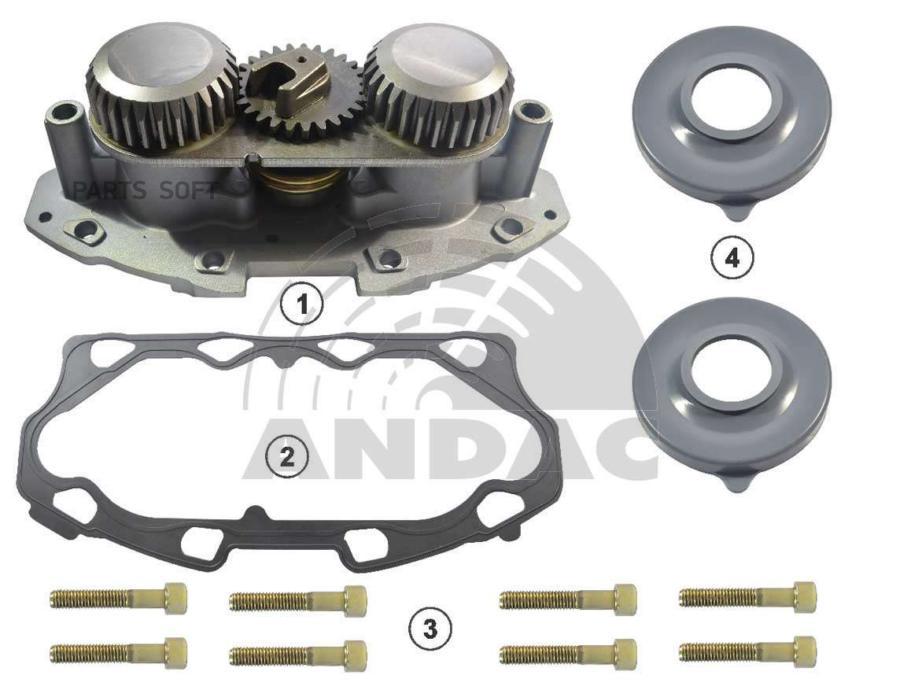 

0810 20143 Р/К Суппорта (М) Механизм Подвода В Сборе;Прокладка;Болты. Пыльники Elsa195/Els