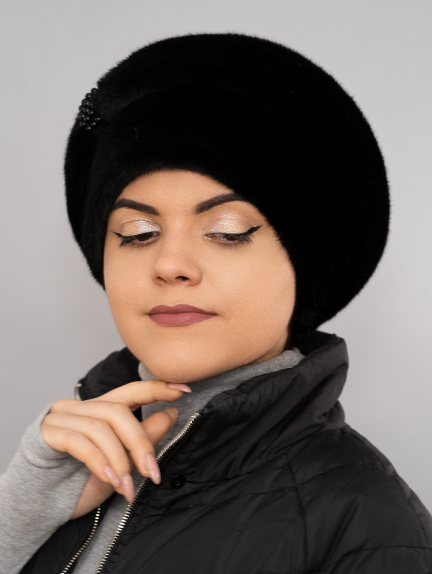 

Шапка женская Po-sezony 99999 черная, р.53-55, Черный, 99999