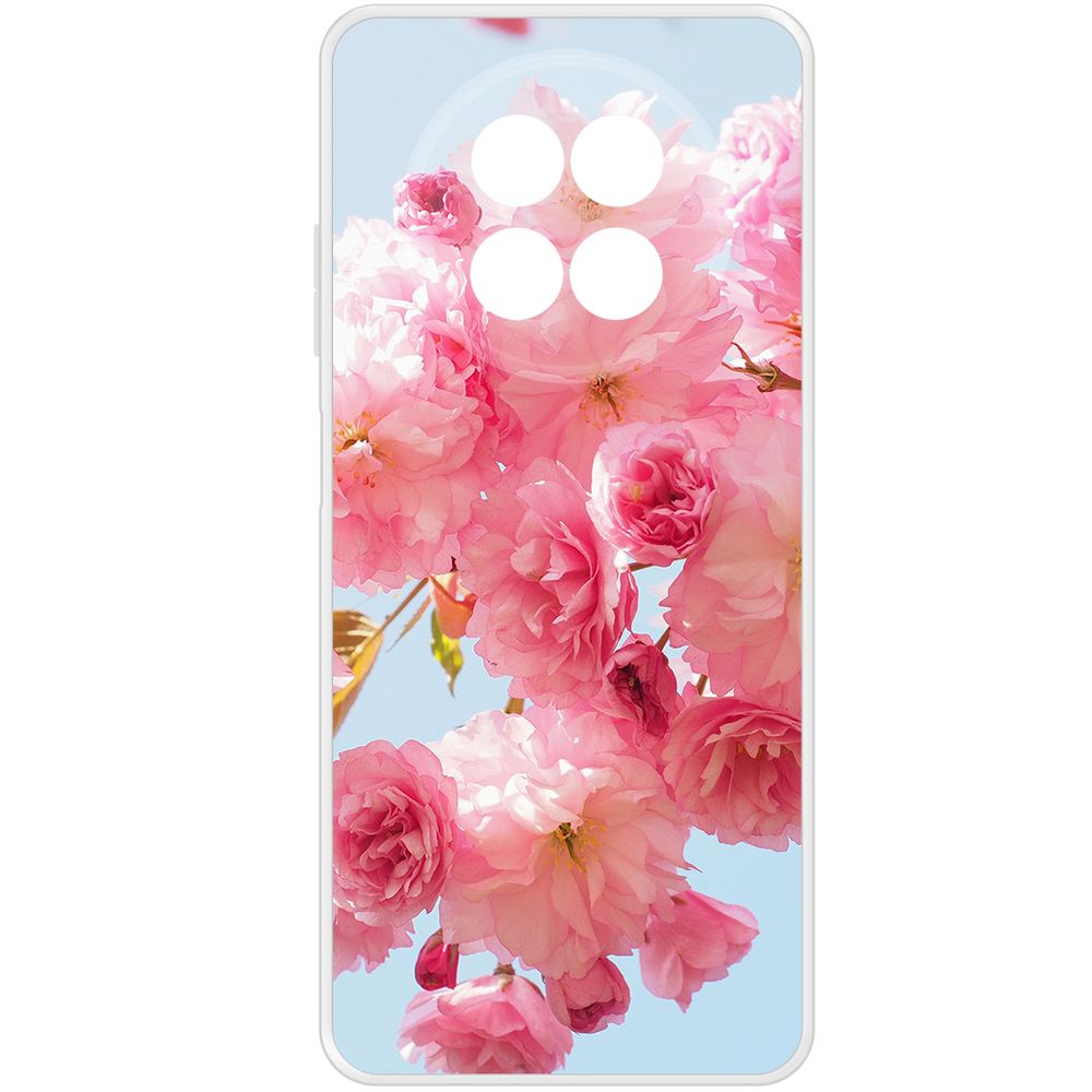 

Чехол-накладка Krutoff Clear Case Сакура для Realme 12 5G, Прозрачный