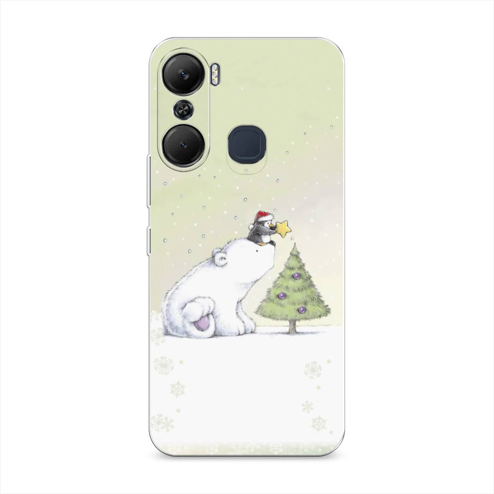 

Чехол для Infinix Hot 12 Pro "Украшение елки", Белый;бежевый, 3102450-5