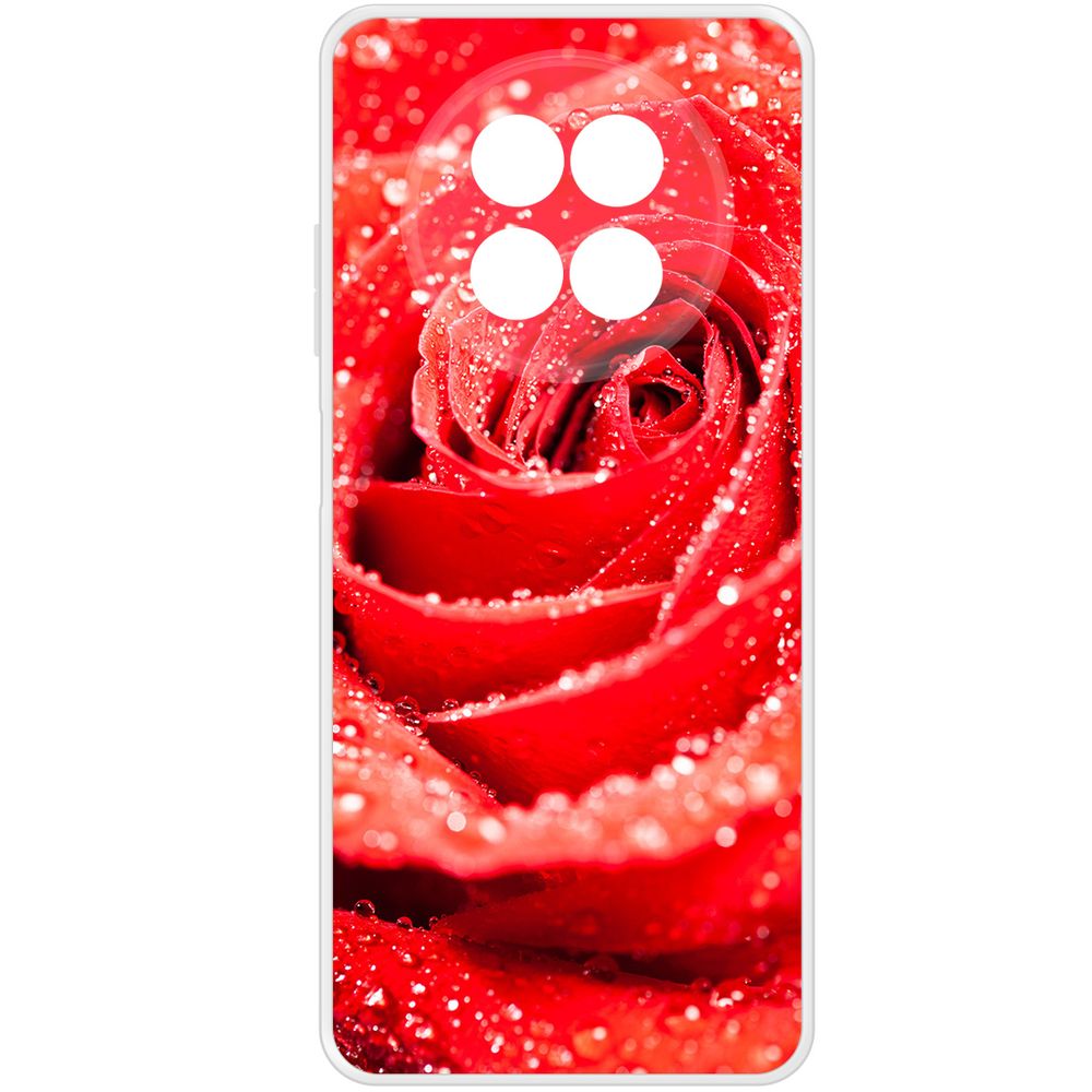

Чехол-накладка Krutoff Clear Case Роза для Realme 12 5G, Прозрачный