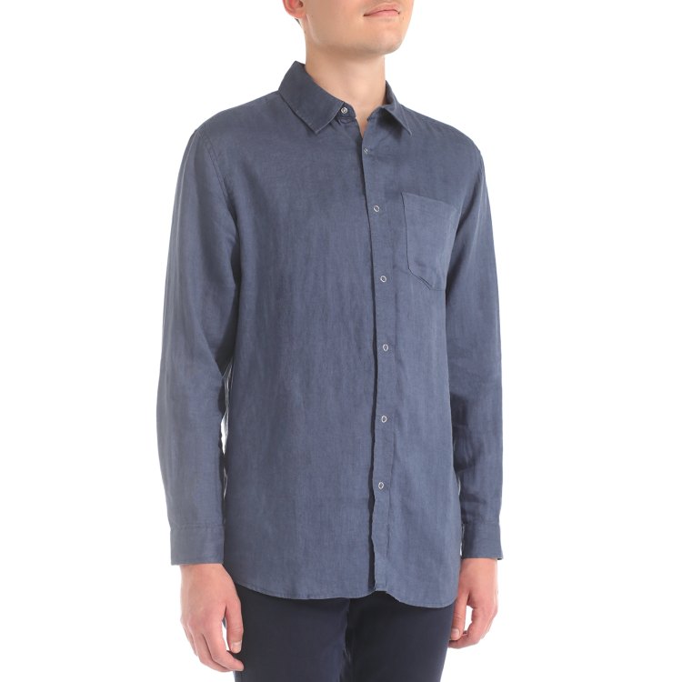 

Рубашка мужская Maison David SHIRT синяя XL, SHIRT