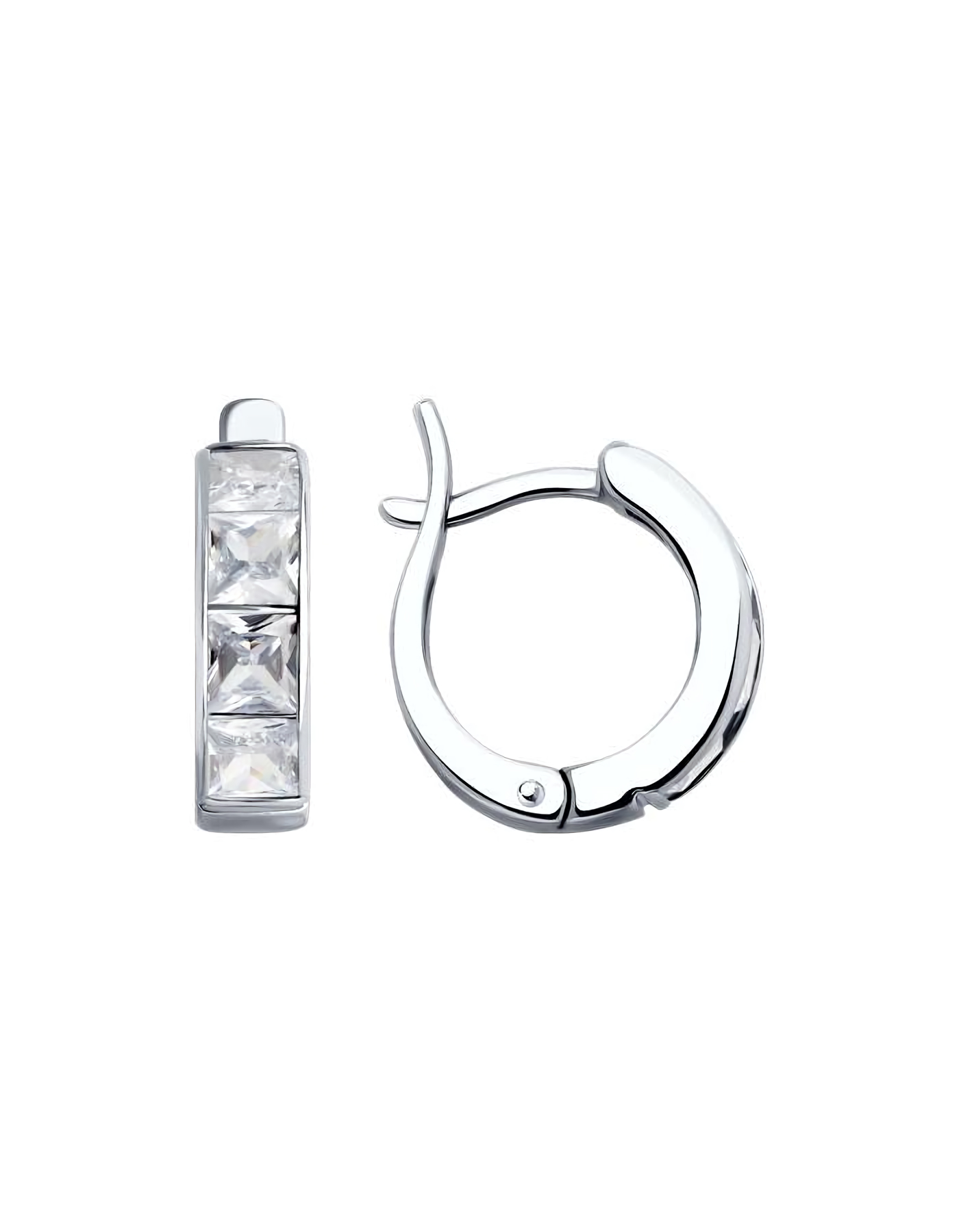 

Серьги из серебра TEO MAORI 894026724, фианит, 894026724